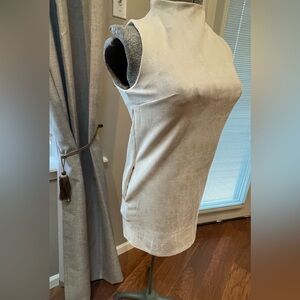 NWT Sadie & Sage Cream Mini Mock Neck Dress